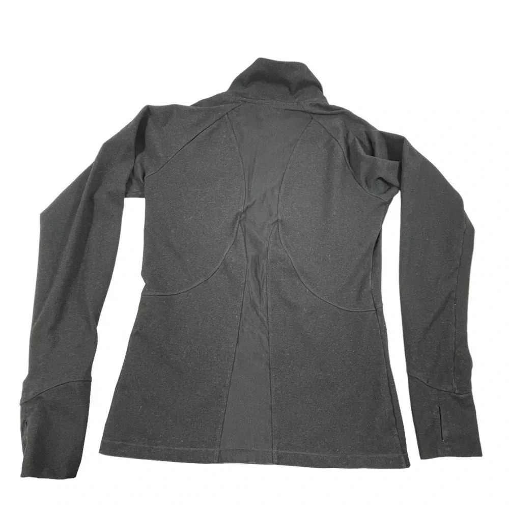 Ellen Tracy Active Zip Up Jacket Mesh Back Charcoal Size Small - Picture 5 of 10